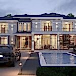 Büyükçekmece villa cephe tasarimi ve inşaati