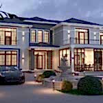 Büyükçekmece villa cephe tasarimi ve inşaati