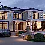 Büyükçekmece villa cephe tasarimi ve inşaati